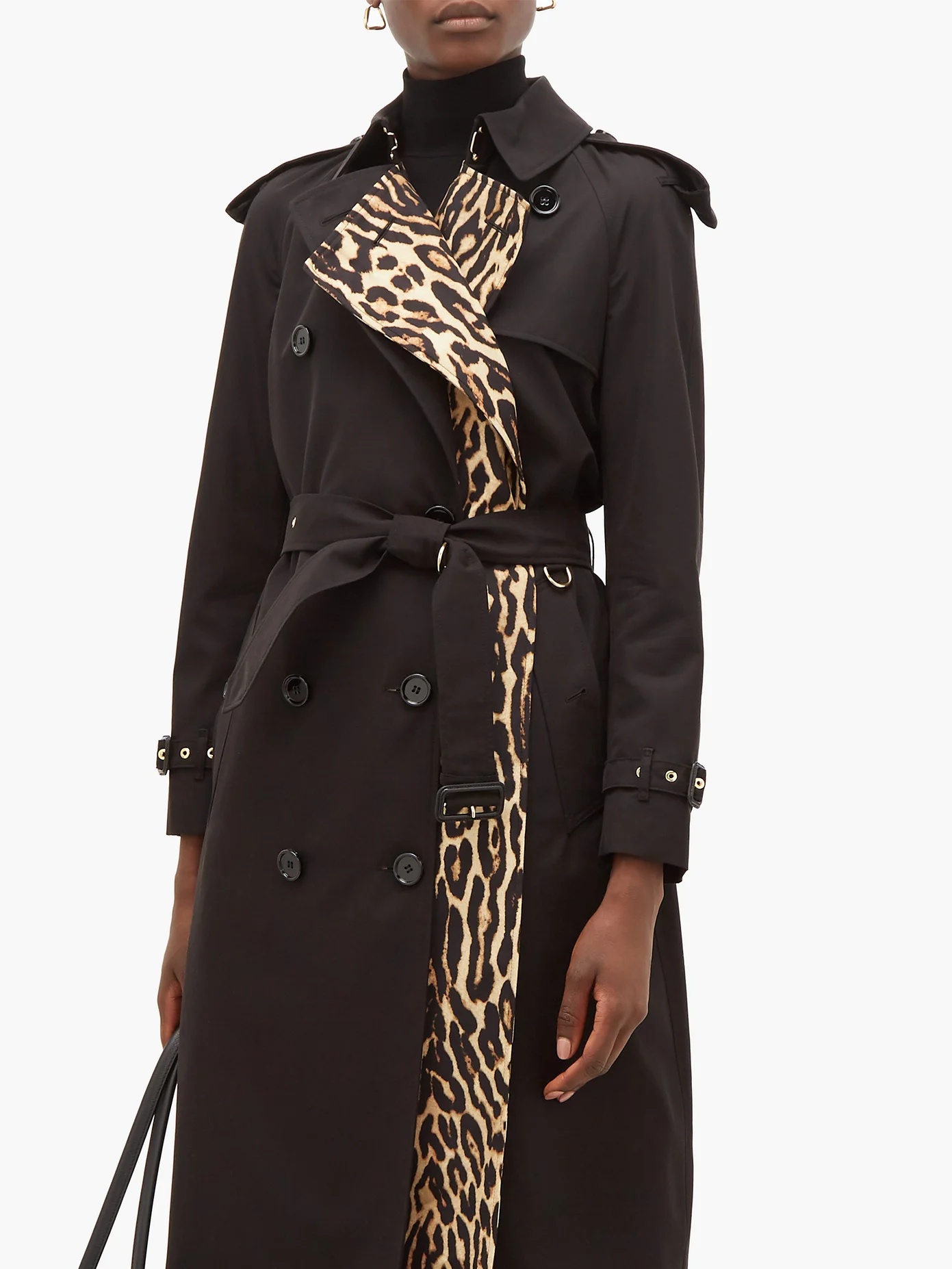 Bridstow leopard-print cotton trench coat - 6