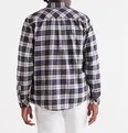 Button-Down Collar Checked Cotton-Flannel Shirt - 9