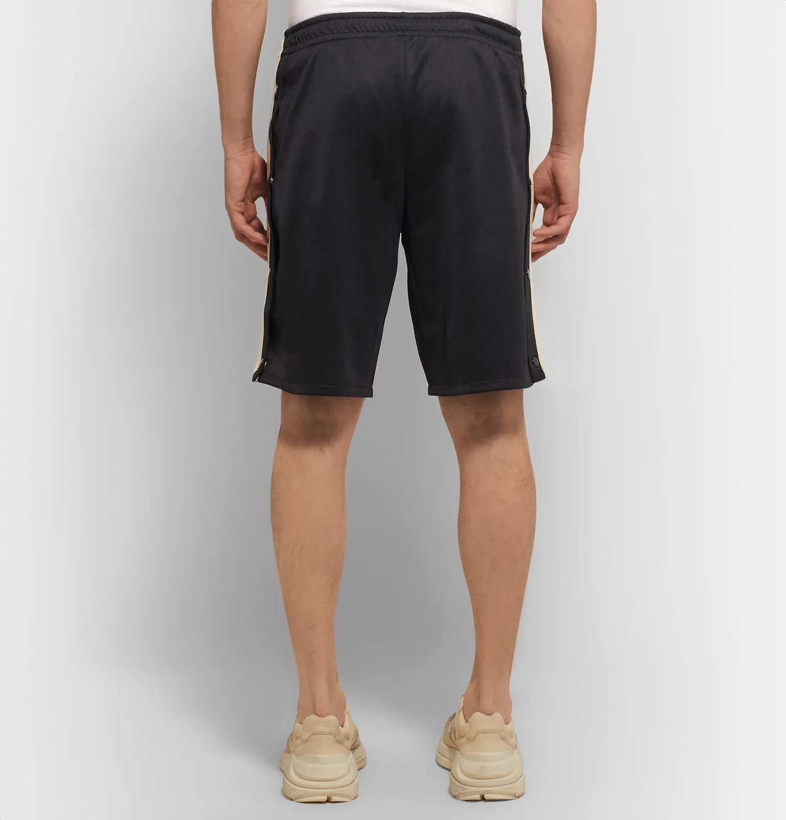 Webbing-Trimmed Tech-Jersey Shorts - 5