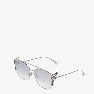 FENDI Silver-color sunglasses outlook