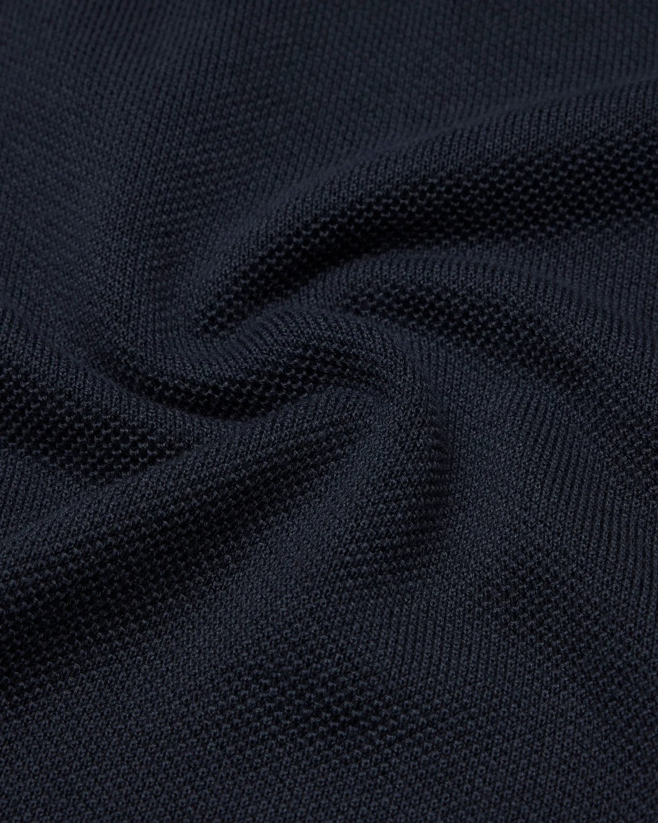 Supima Pique Ace Polo Navy - 3