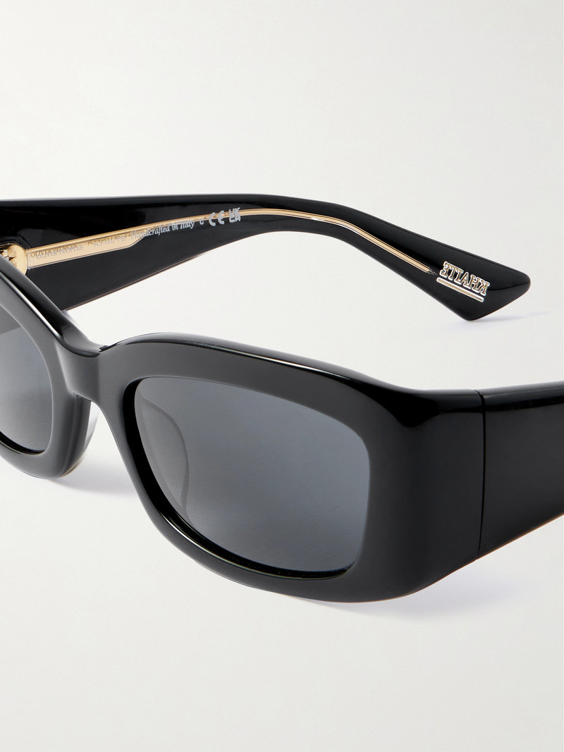 + Khaite 1989c Rectangular-frame Acetate Sunglasses 4