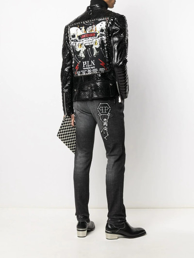 PHILIPP PLEIN Rock PP biker jacket outlook