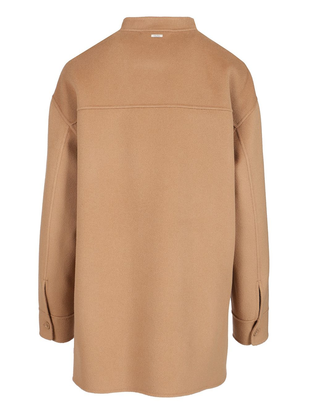Wool Shirt Jacket Jackets Beige - 2