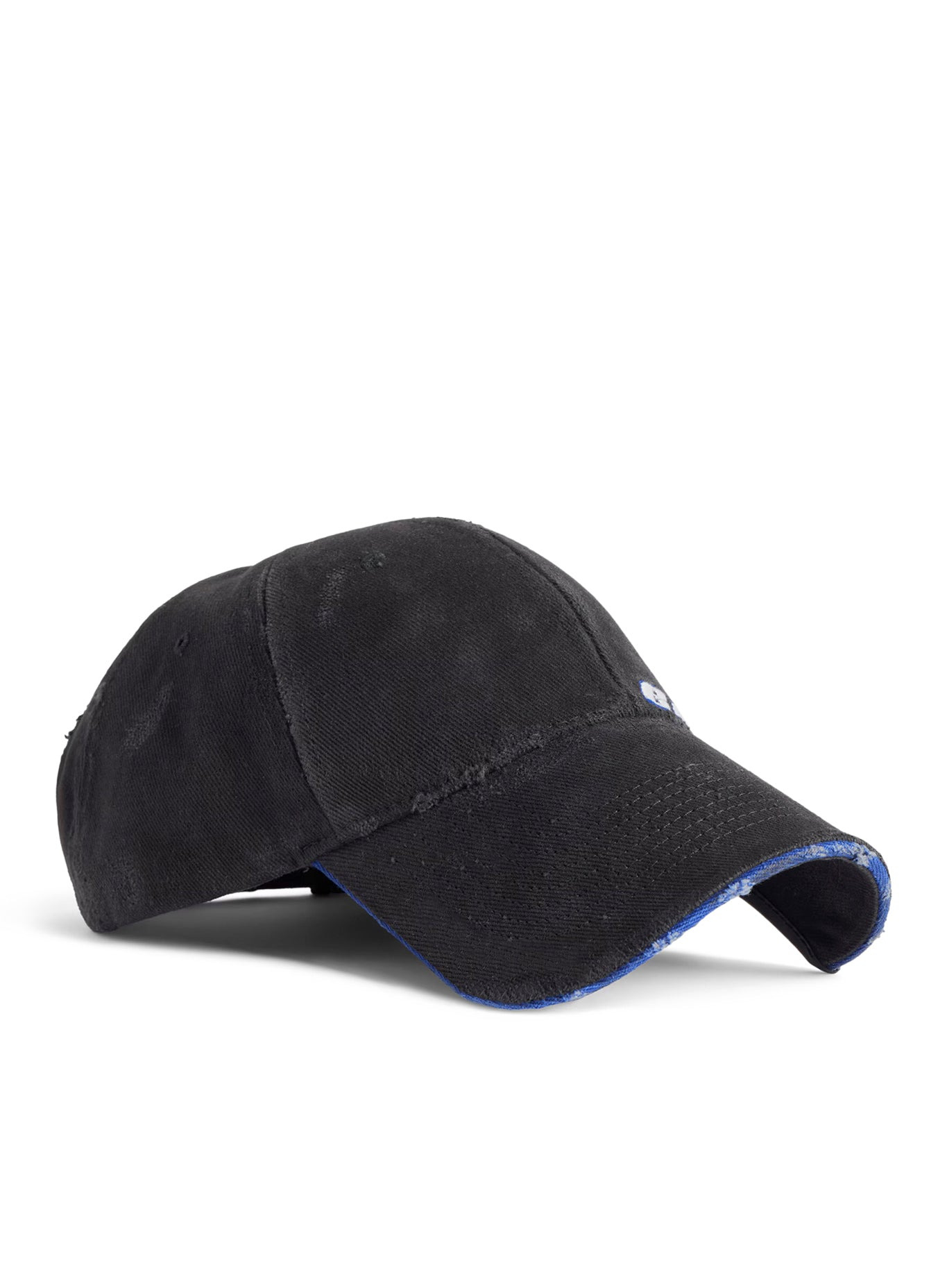 TILTED TYPO CAP IN BLACK - 2