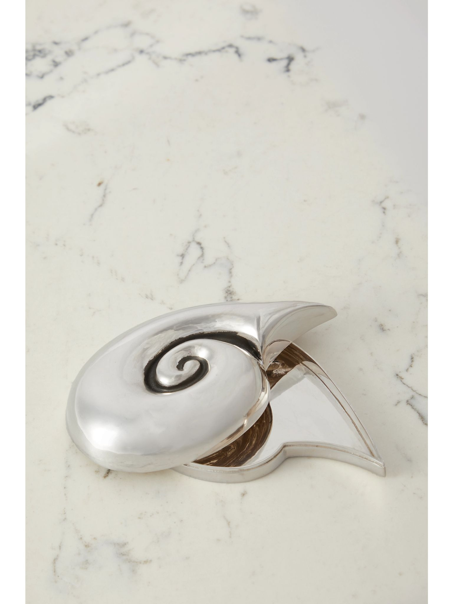 + NET SUSTAIN Coquillo silver jewelry box Silver - 6