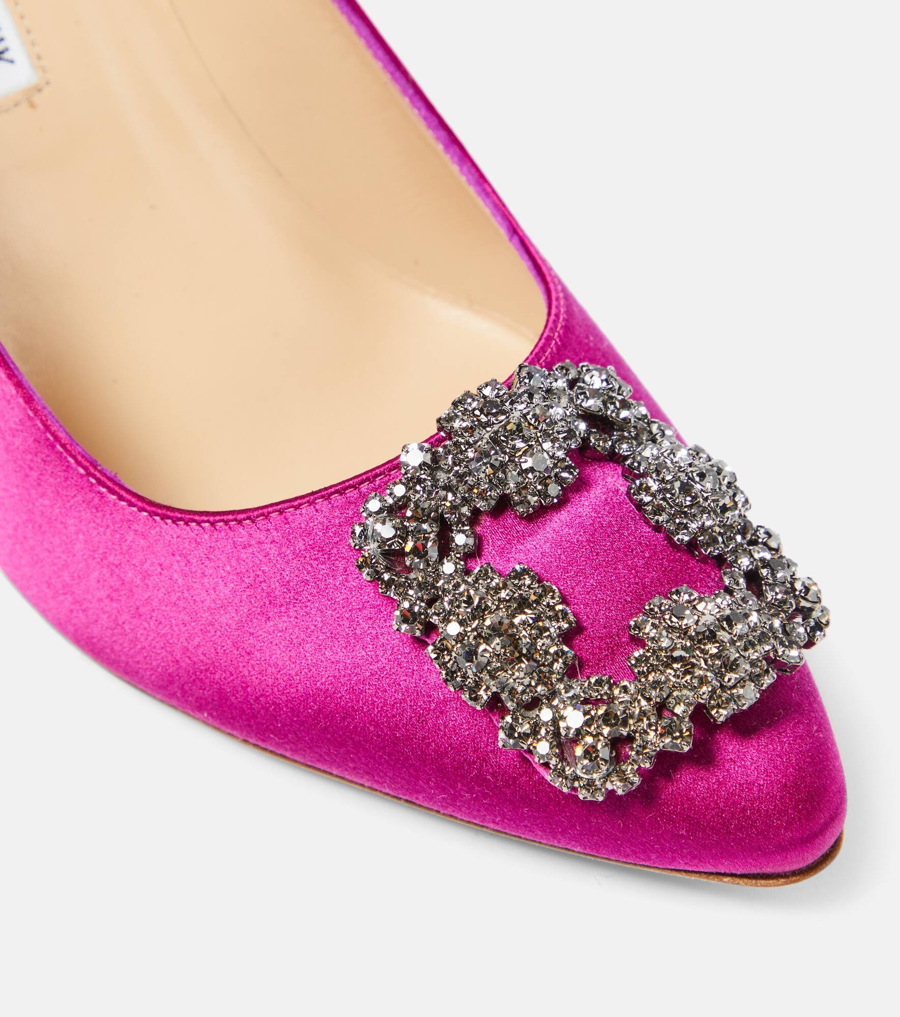 Hangisi 90 embellished satin pumps - 6