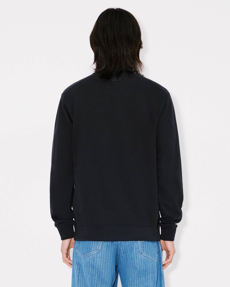'Boke Flower' embroidered slim sweatshirt in cotton 4