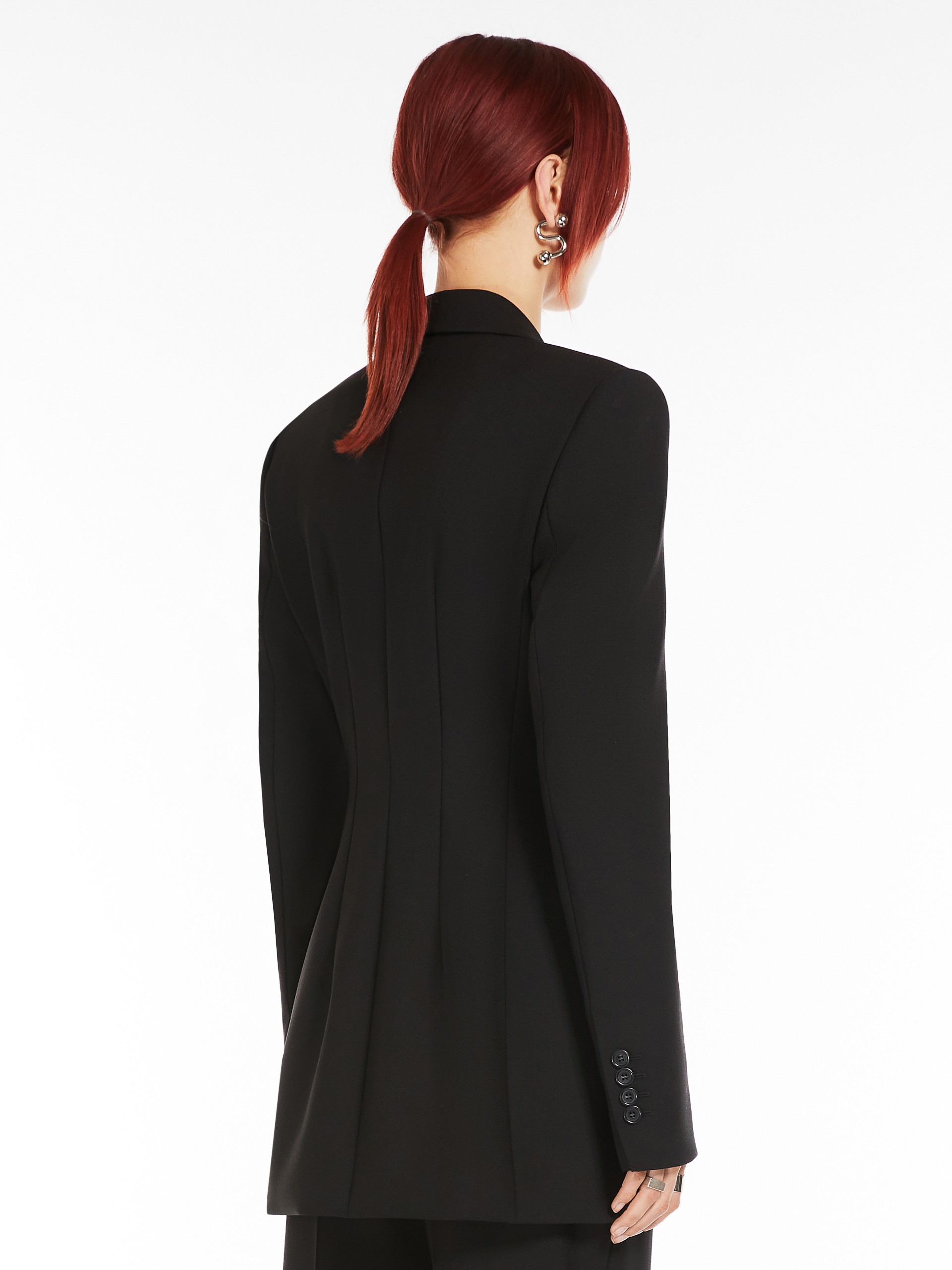GELLY Stretch wool fitted blazer - 4
