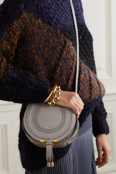 Chloé Marcie mini textured-leather shoulder bag outlook