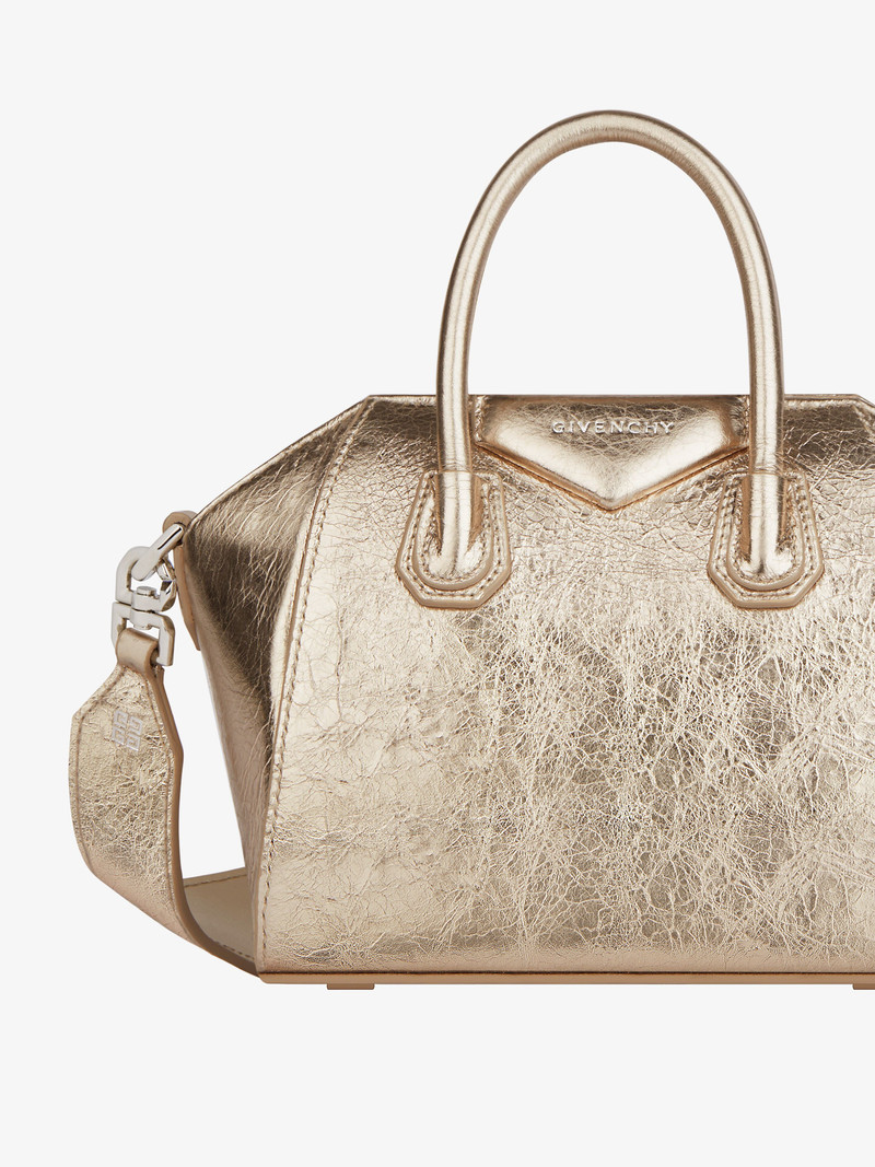 ANTIGONA TOY BAG IN LAMINATED LEATHER 6