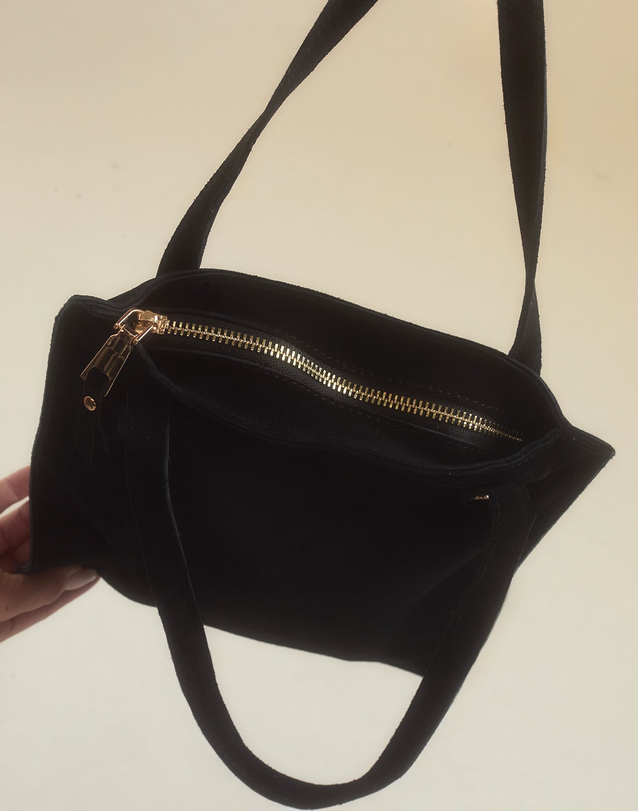 Sleek Suede Tote - 3