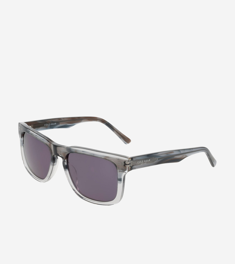 COLE HAAN Men's Heritage Refined Rectangle Sunglasses outlook