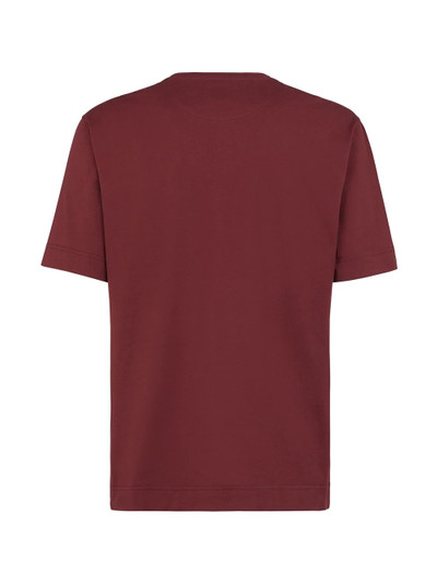 FENDI FENDI CODE lettered T-shirt outlook