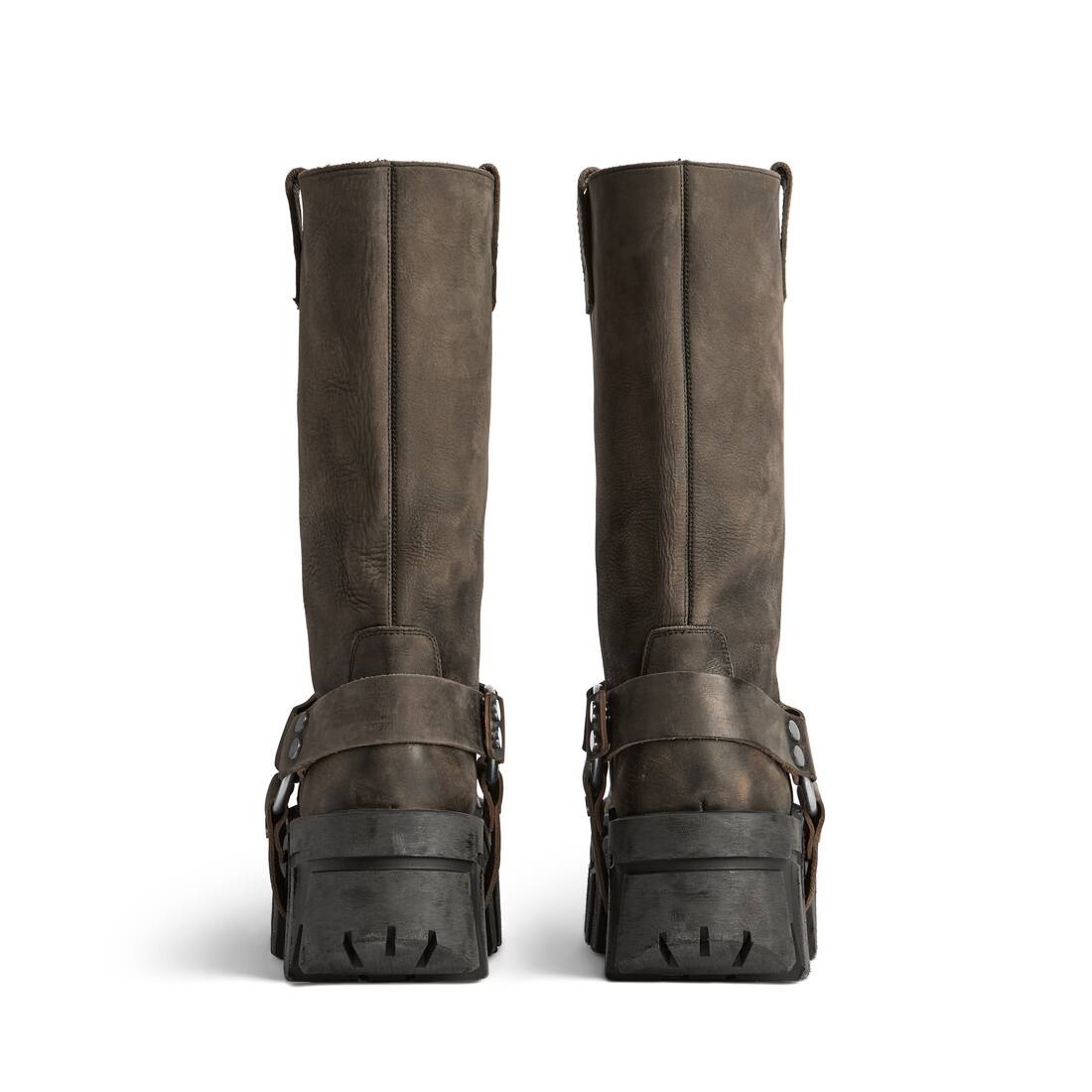 Men's Bulldozer Harness Boot in Black - 5