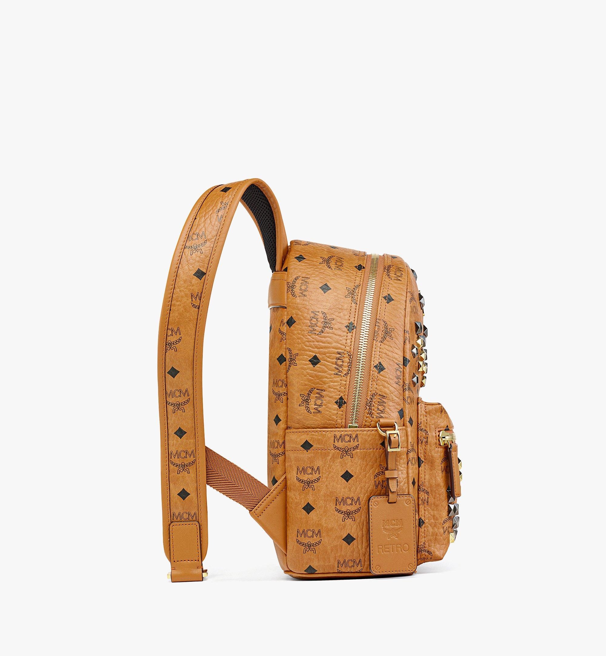 Retro M Studs Stark Backpack in Visetos - 3