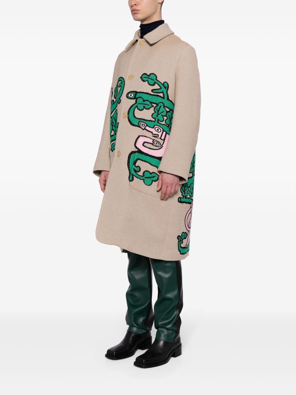 Khiva jacquard coat - 3