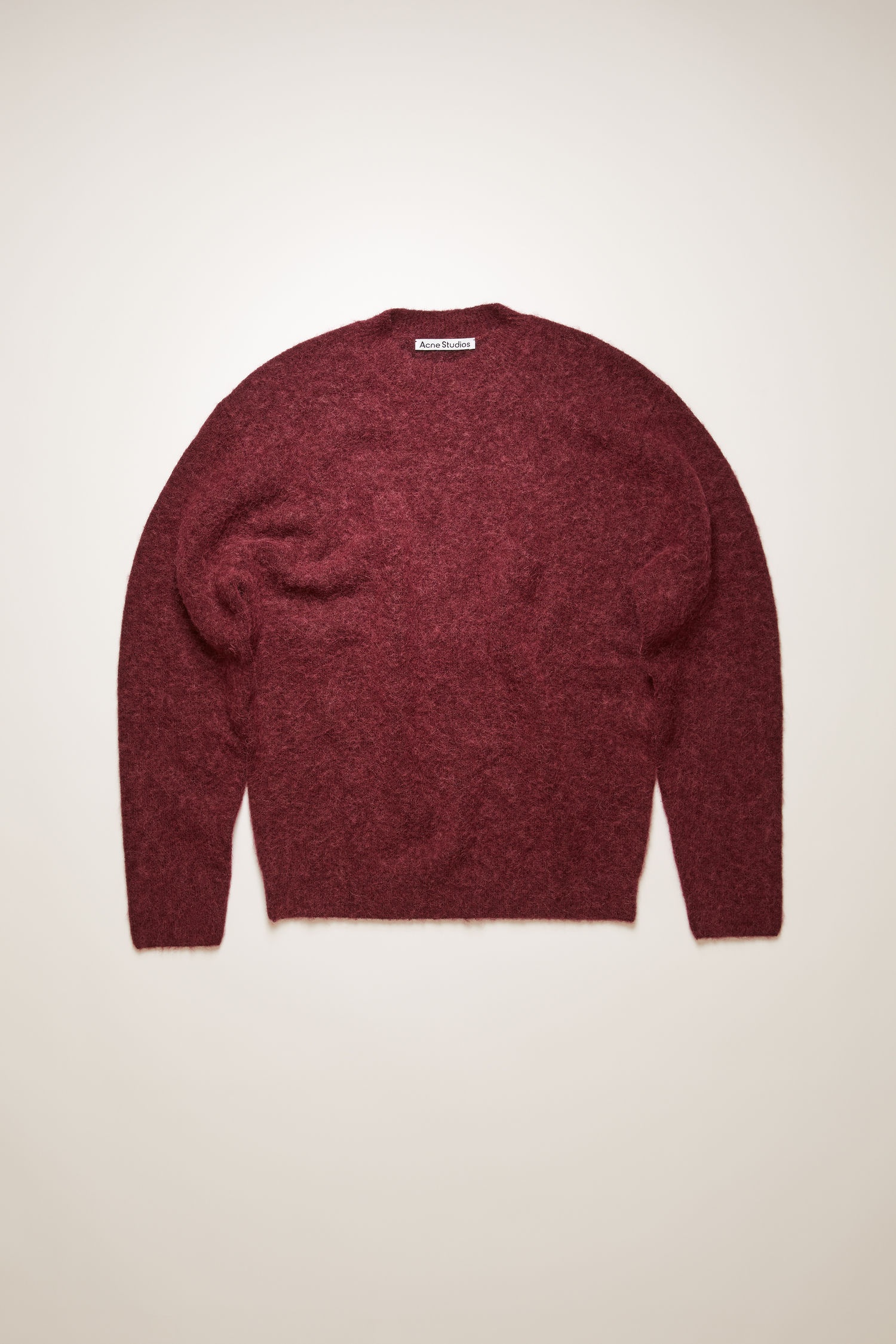 Alpaca-wool sweater burgundy - 1