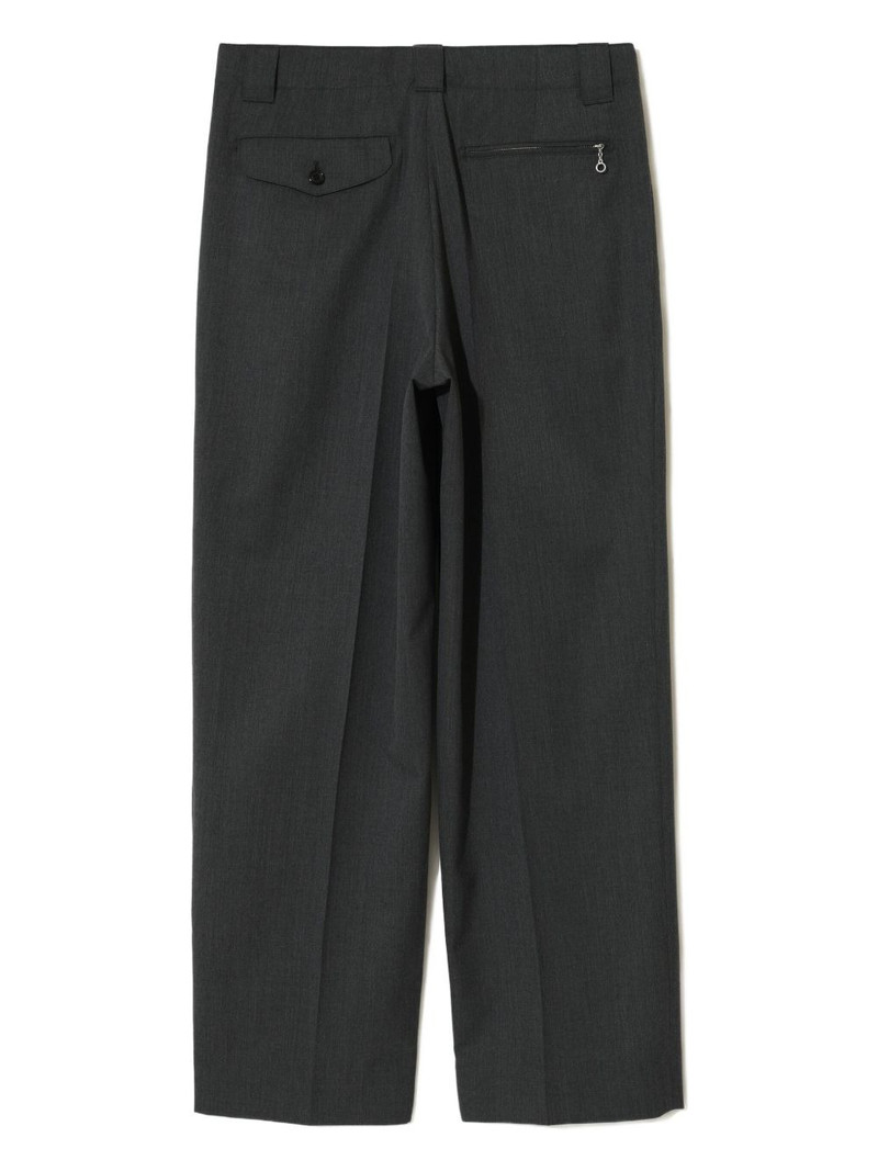 UNDERCOVER frayed-detail denim shirt outlook