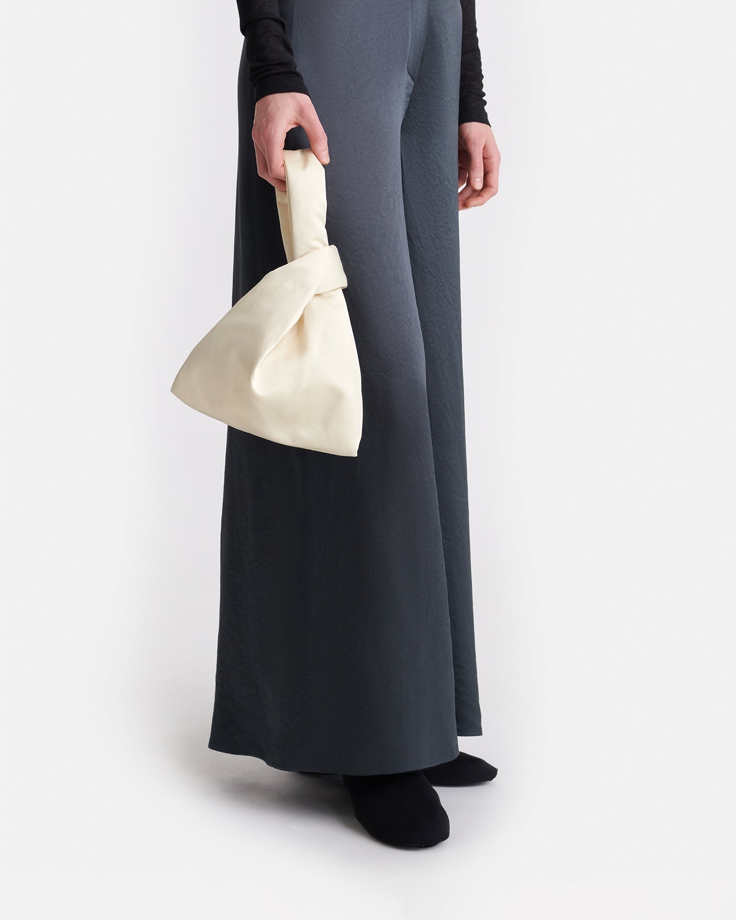 Mini Structured Satin Bag - 6