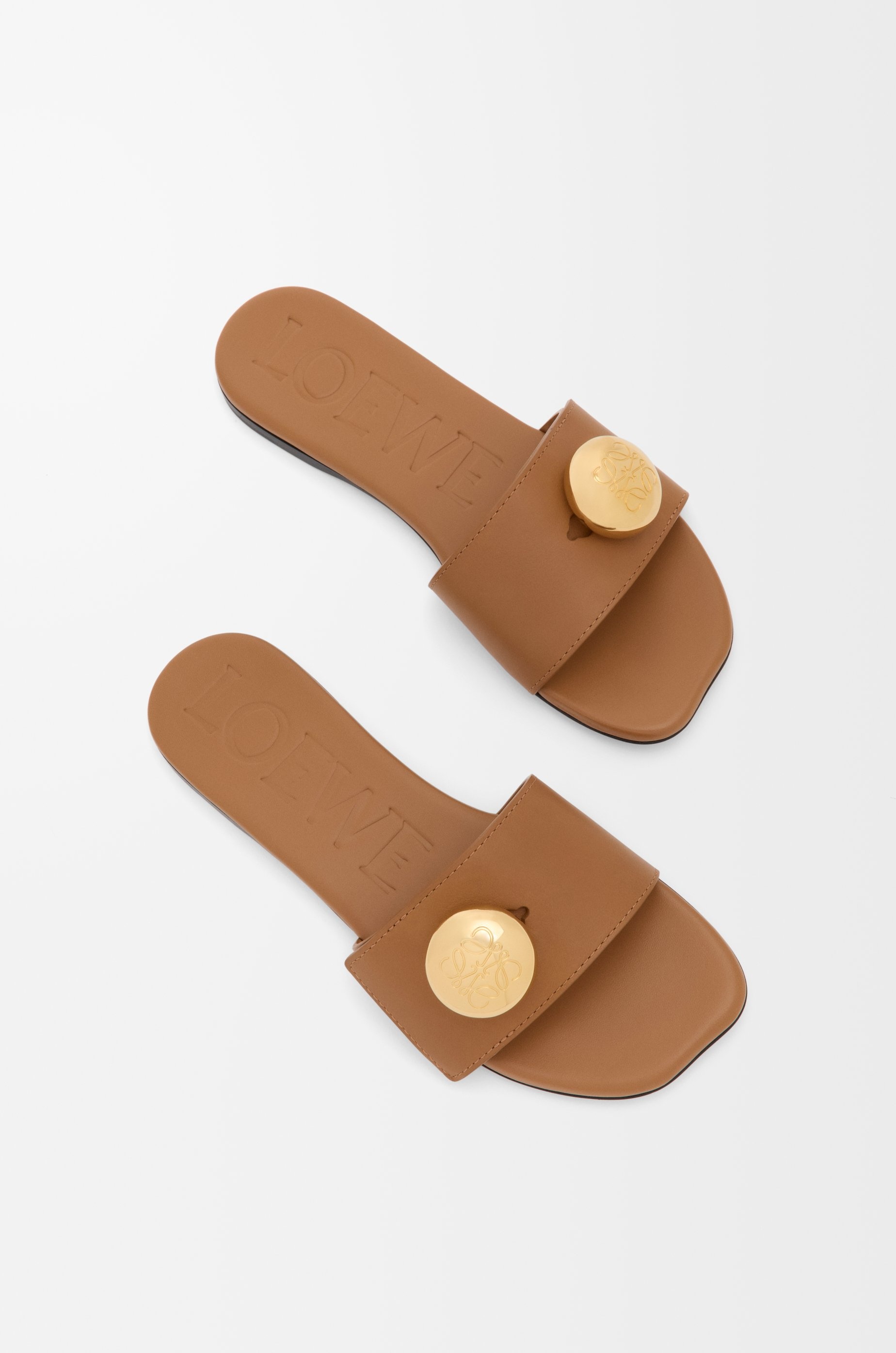Pebble slide in soft calfskin - 4