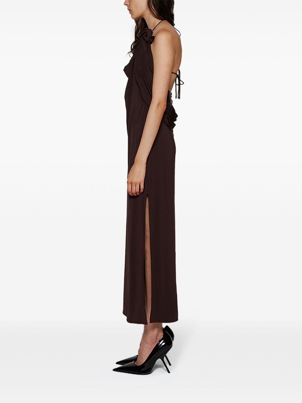 Cowl-neck dress - 4
