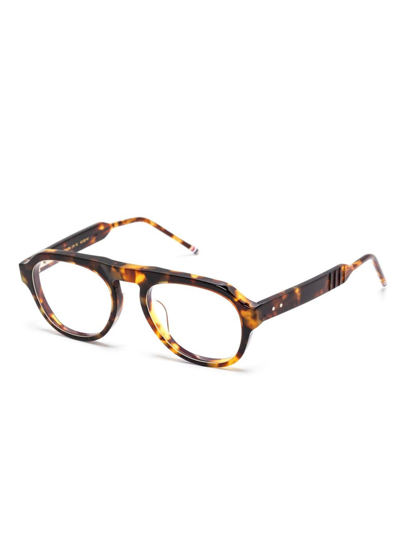 Thom Browne navigator-frame glasses outlook