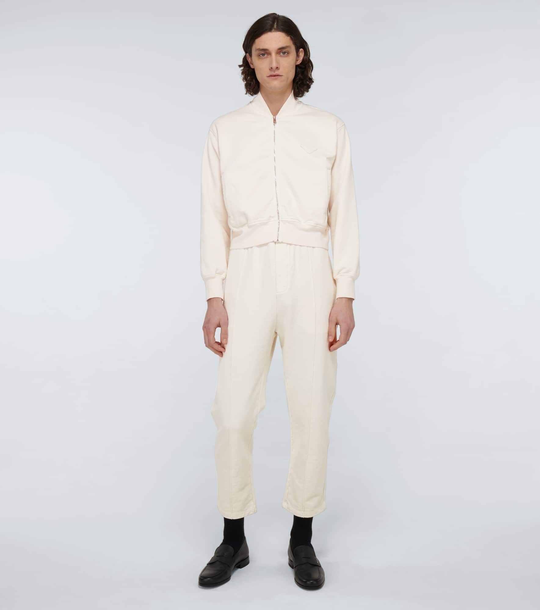 Garment-dyed cotton sweatpants - 2