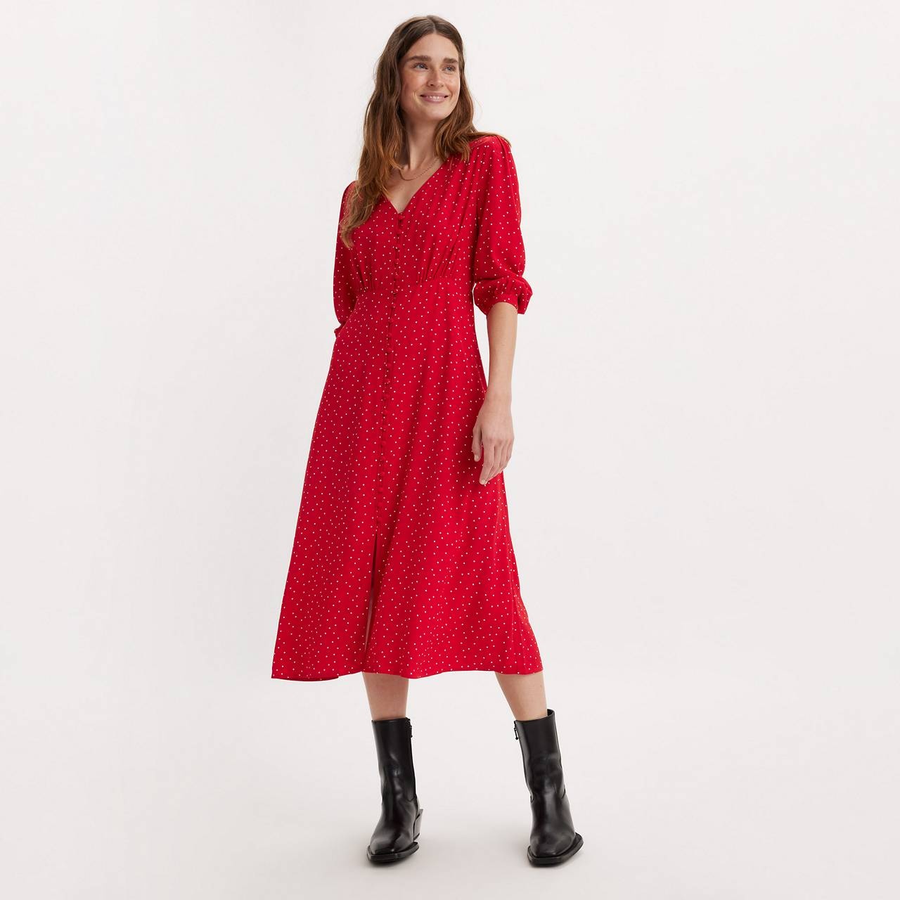 BRESLIN LONG SLEEVE DRESS - 3