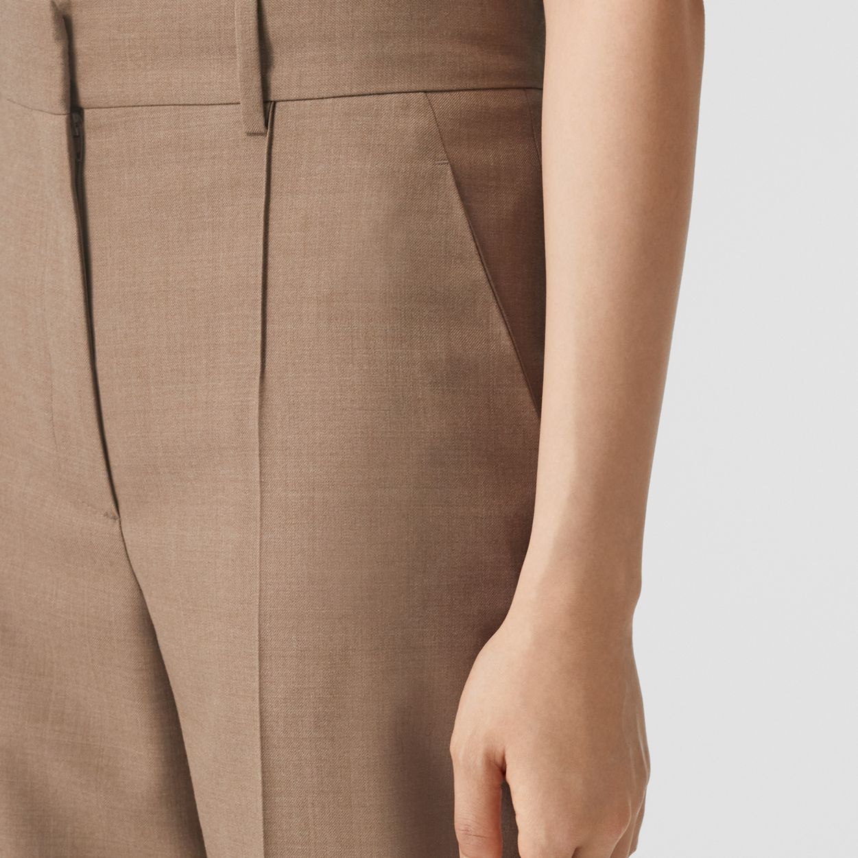 Wool Wide-leg Trousers - 3