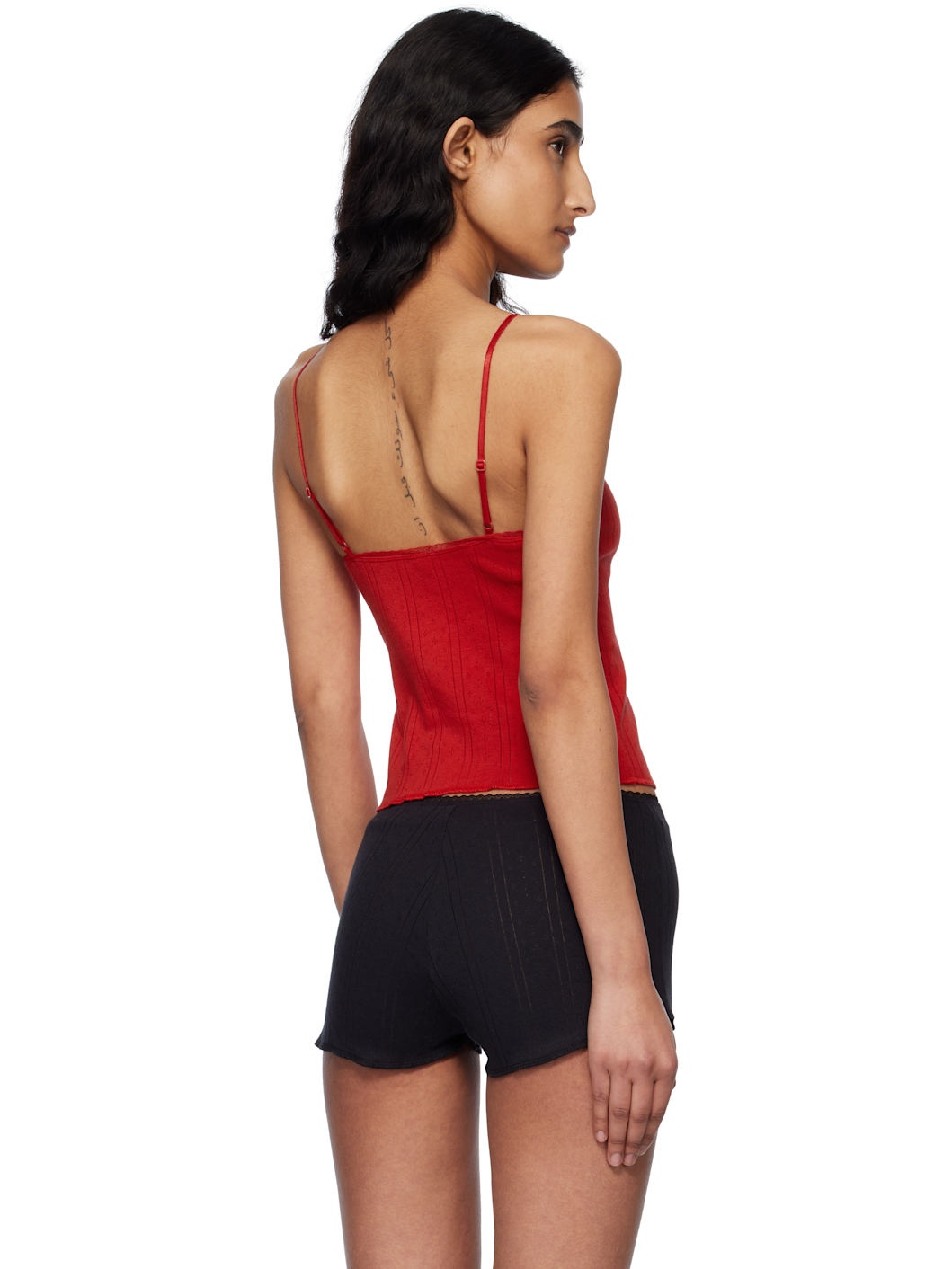 Red 'The Long' Camisole - 3