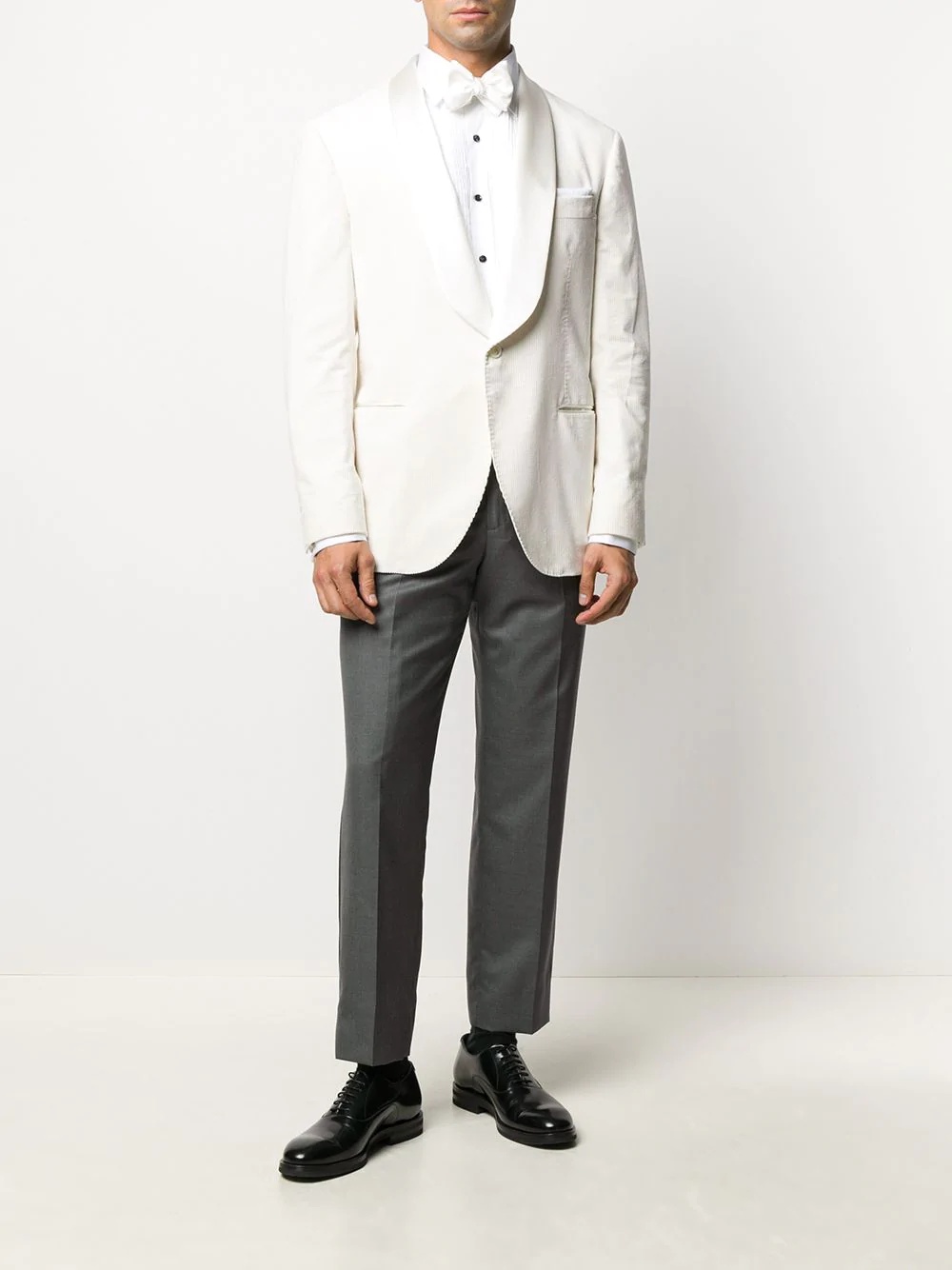 twill tuxedo jacket - 2