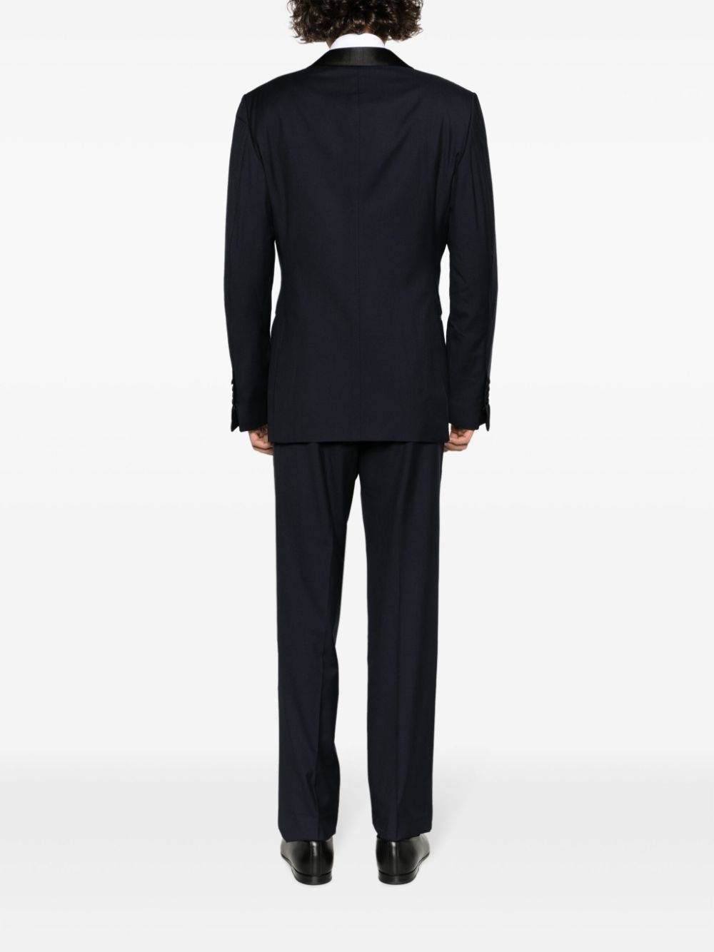 Shelton single-breasted wool suit - 4