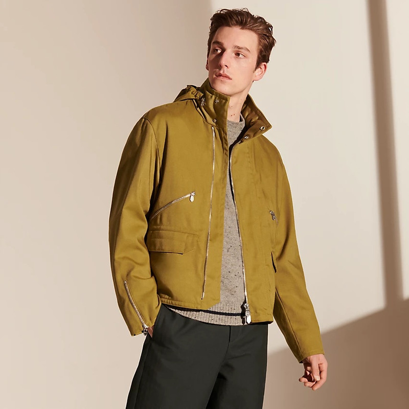 Biker high collar jacket 1