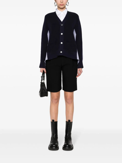 sacai Cotton Knit Cardigan outlook