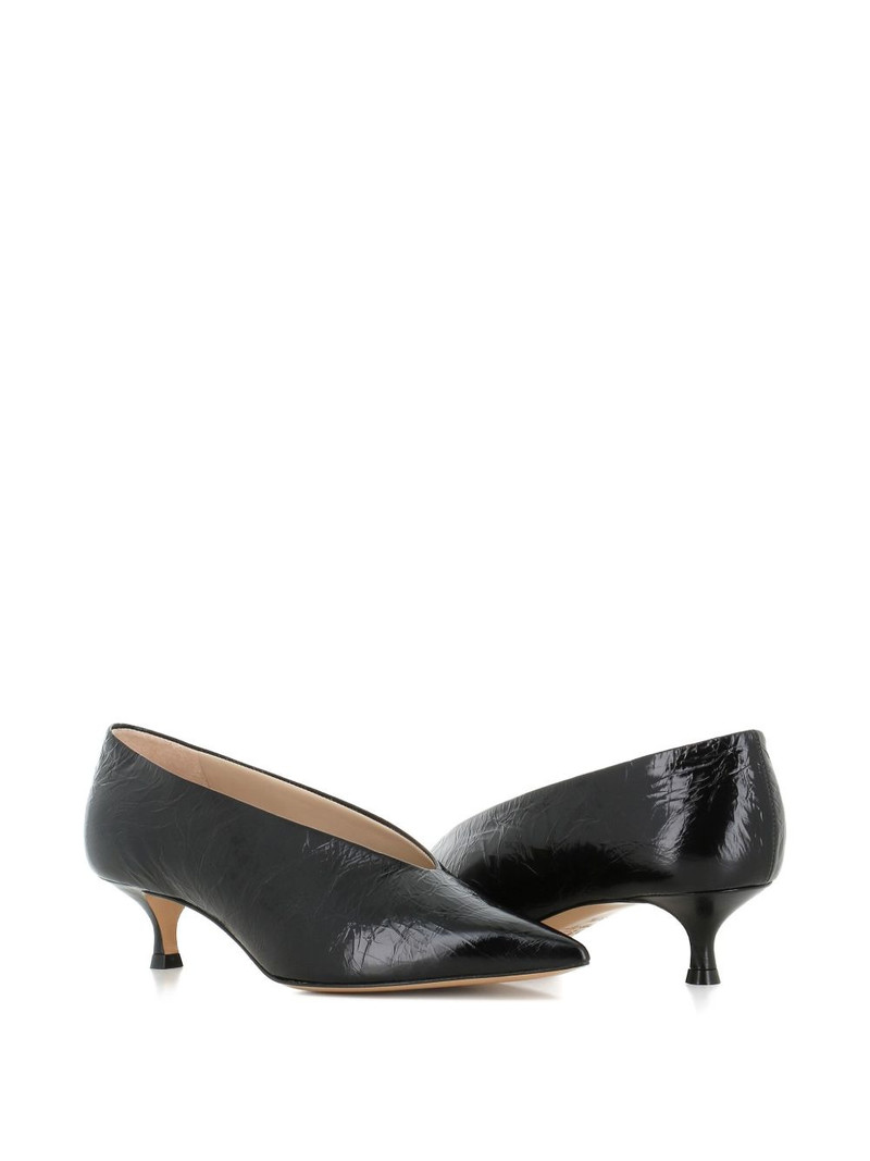 LE MONDE BÉRYL pointed-toe leather pumps outlook