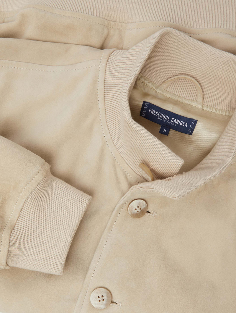 FRESCOBOL CARIOCA VINCENTE SUEDE BOMBER JACKET outlook
