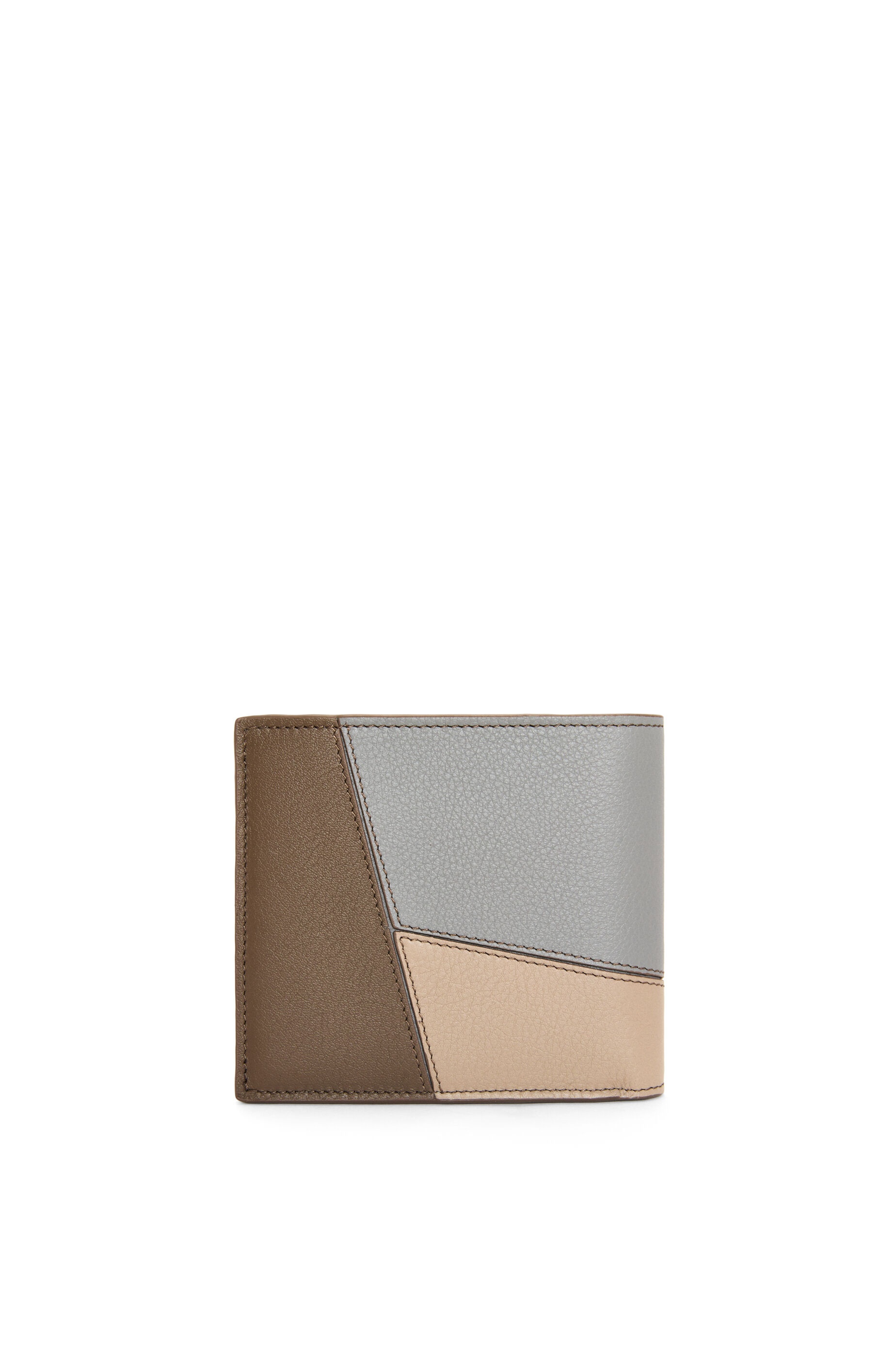 Puzzle bifold wallet in classic calfskin - 4