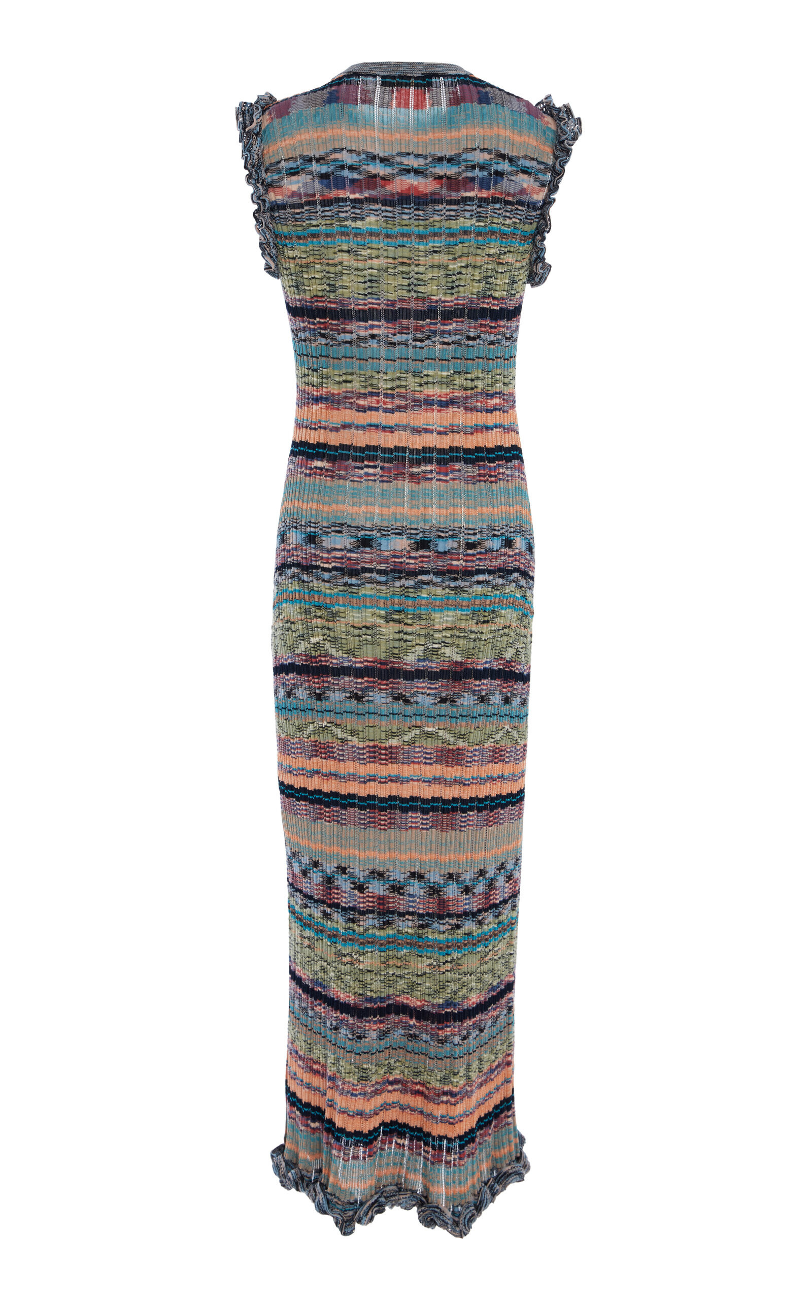 Ajak Cotton-Knit Midi Dress multi - 2