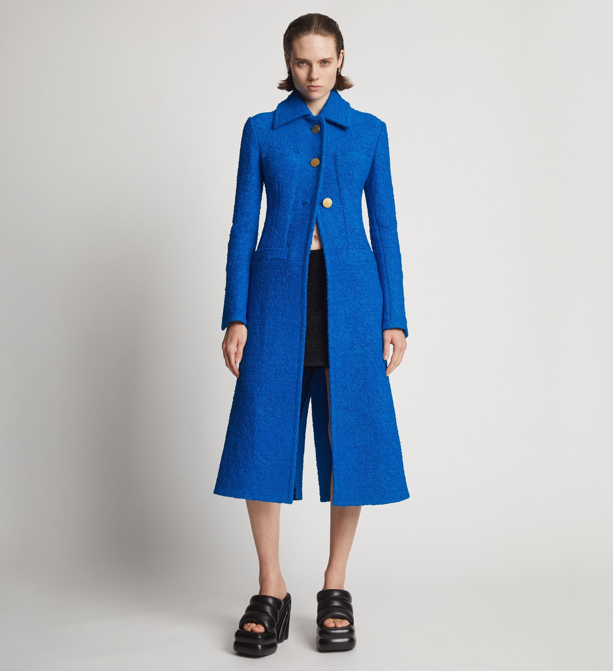 Stretch Boucle Coat - 2