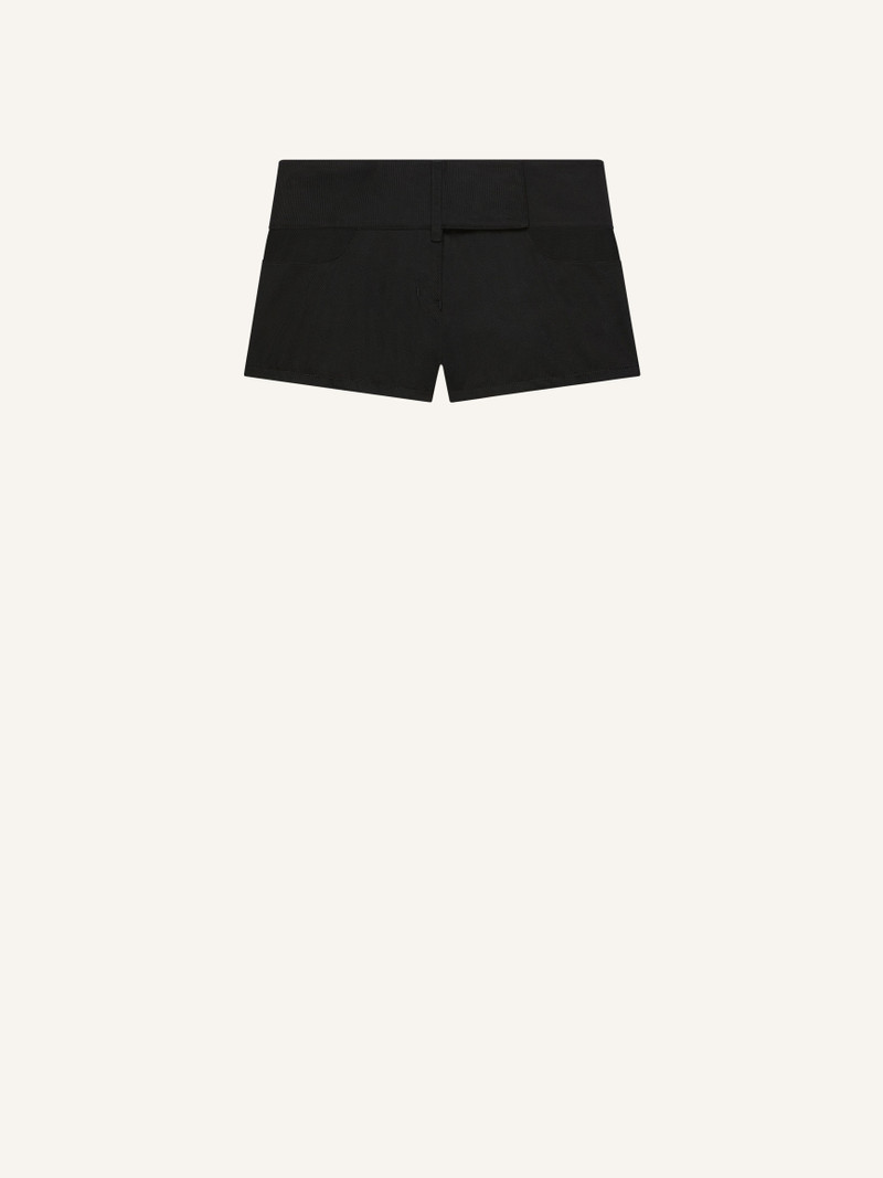 BELTED MINI SHORTS 1