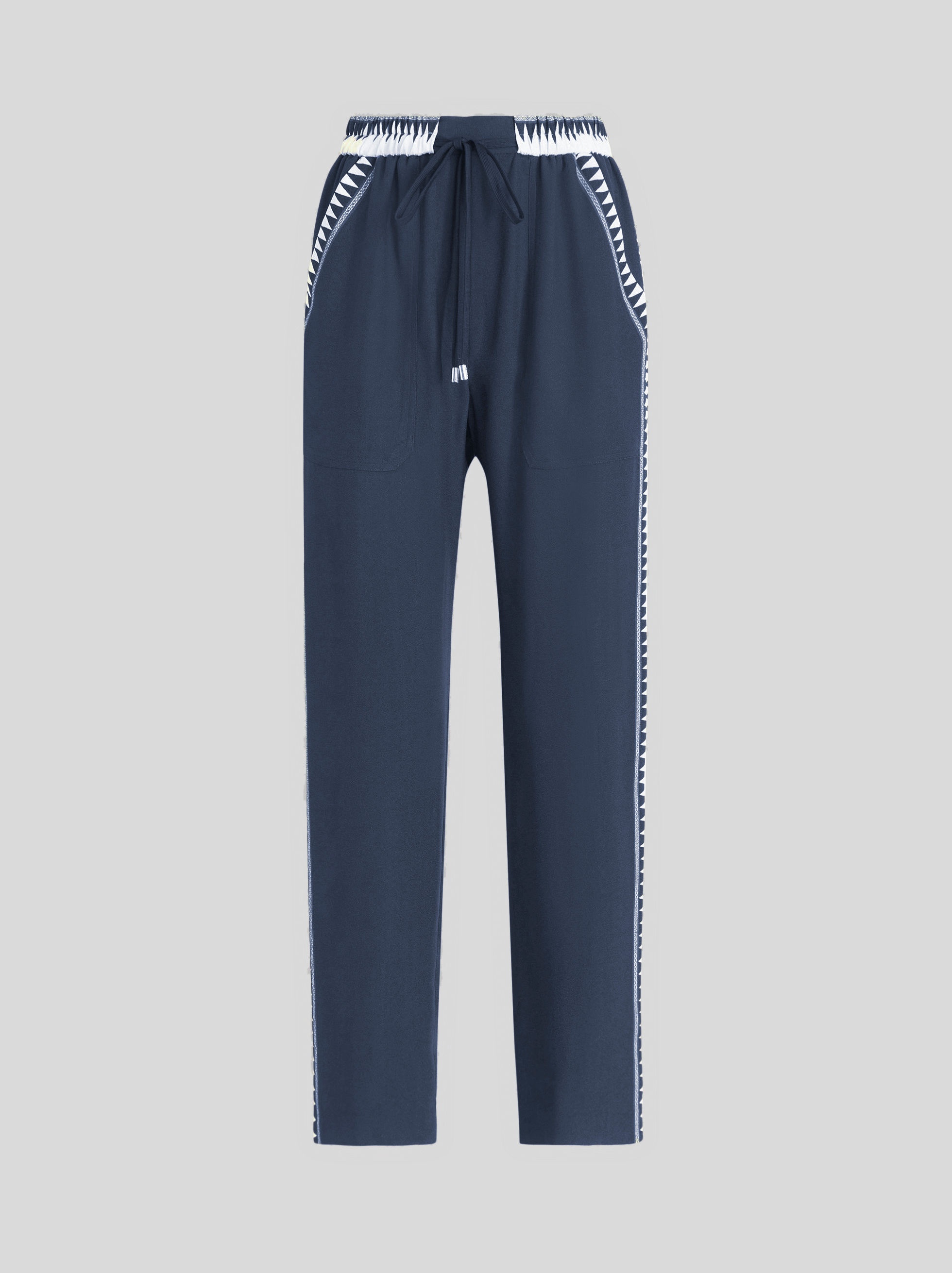 JOGGING TROUSERS WITH GEOMETRIC DETAILS - 1