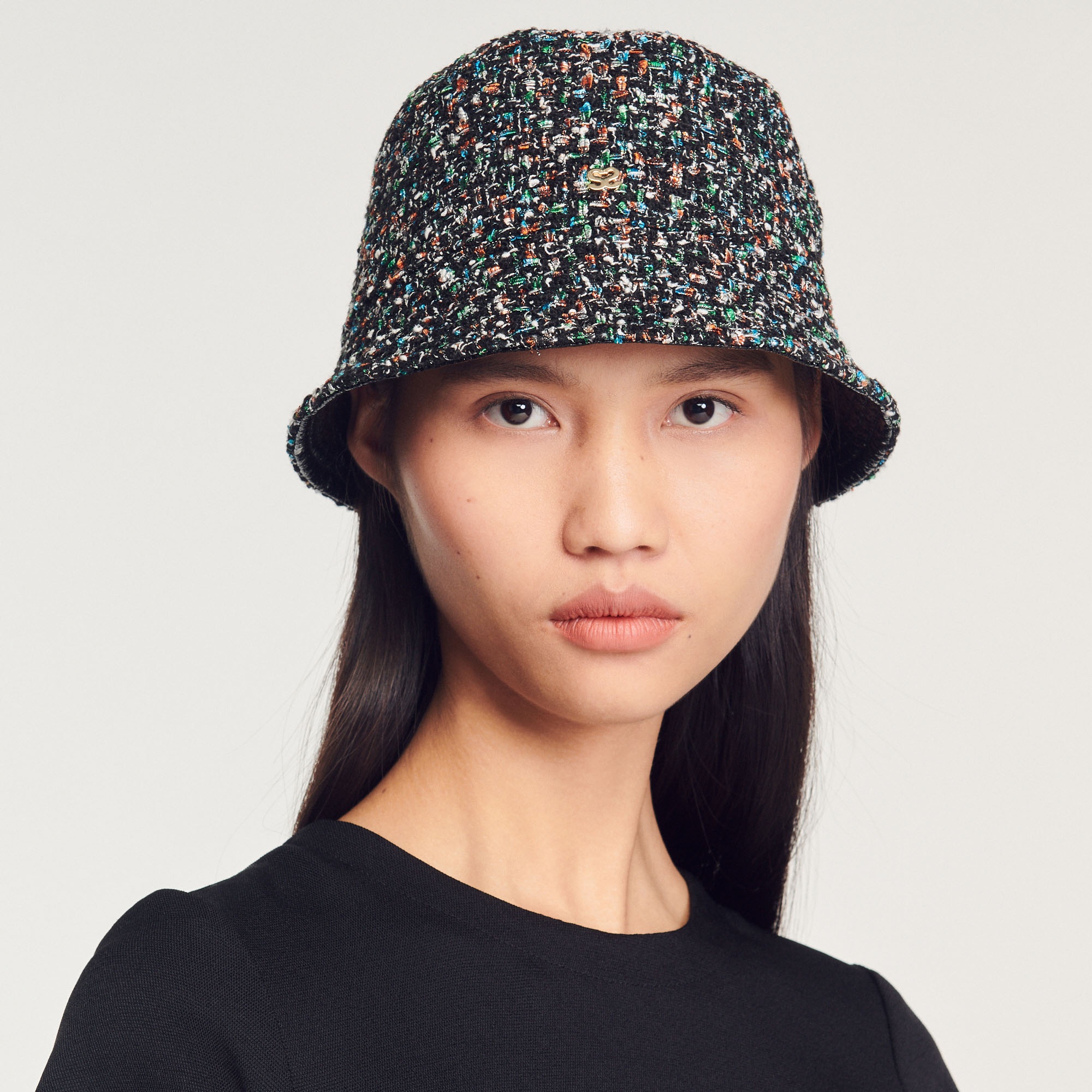 Reversible tweed hat - 2