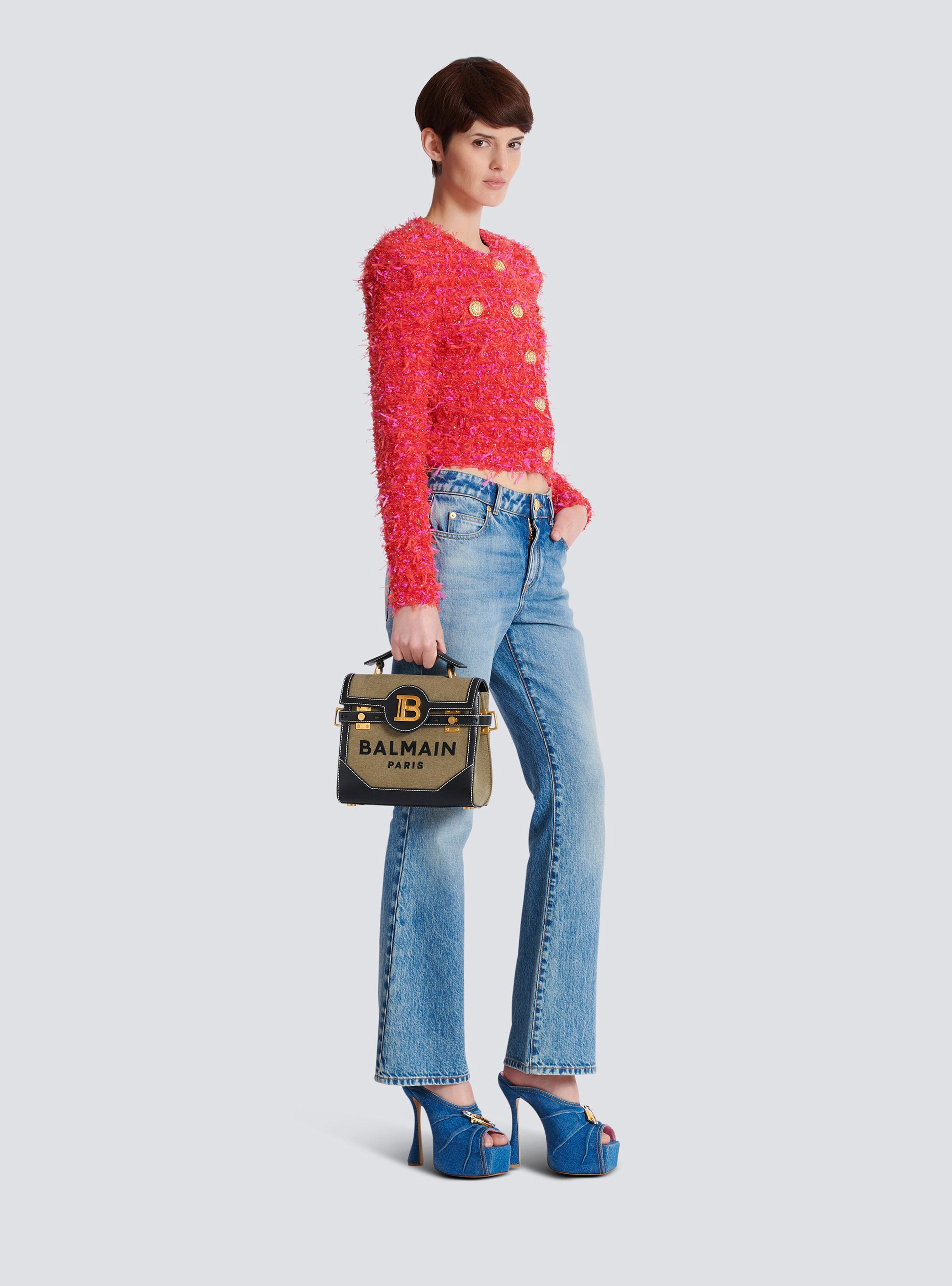 Canvas B-Buzz 23 bag with leather panels - 2