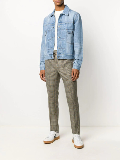 Sandro Alpha checked trousers outlook