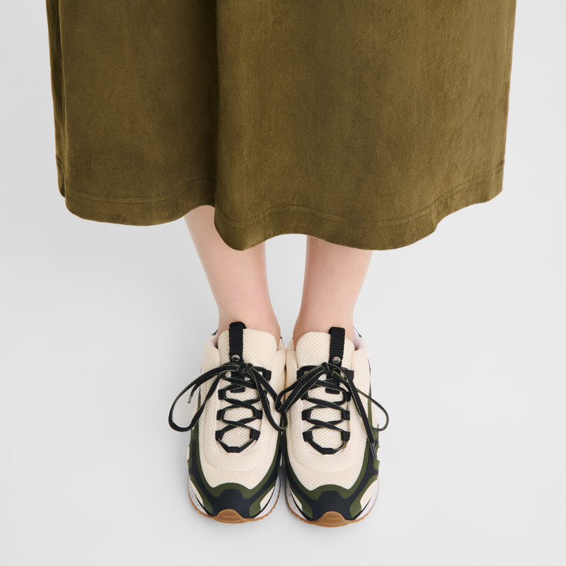 Longchamp Le Pliage Sneakers Khaki - OTHER outlook