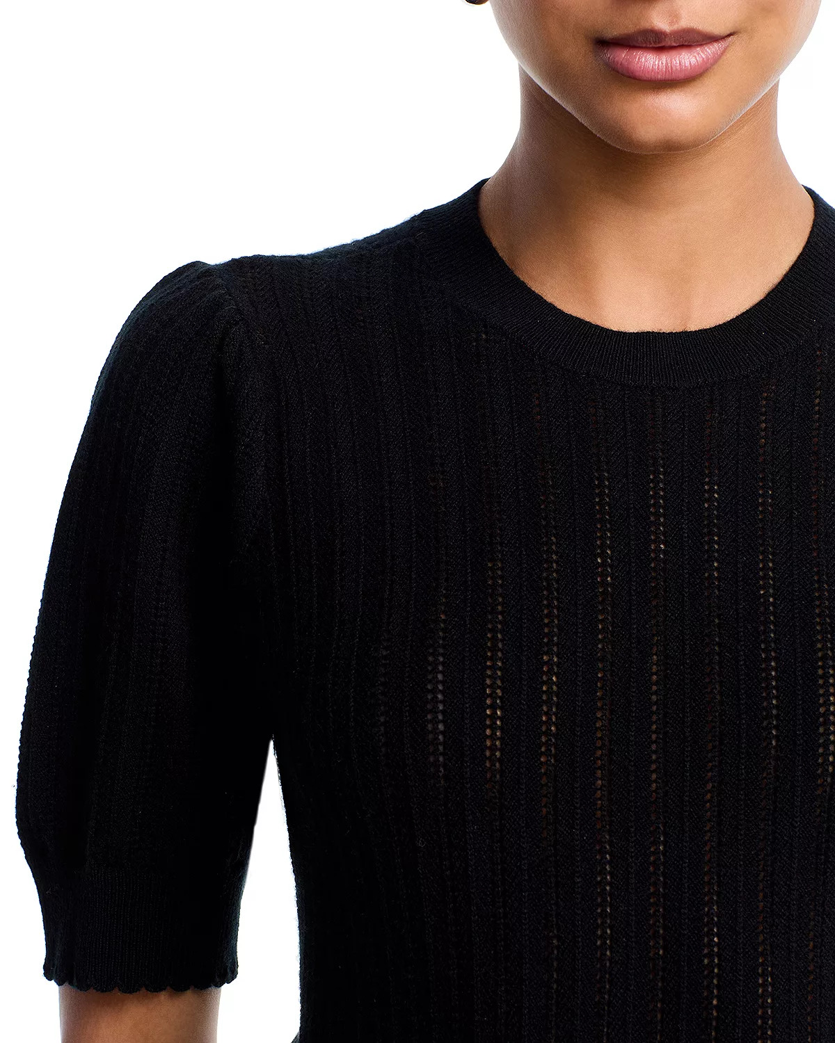 The Ladder Cashmere Pointelle Sweater - 4