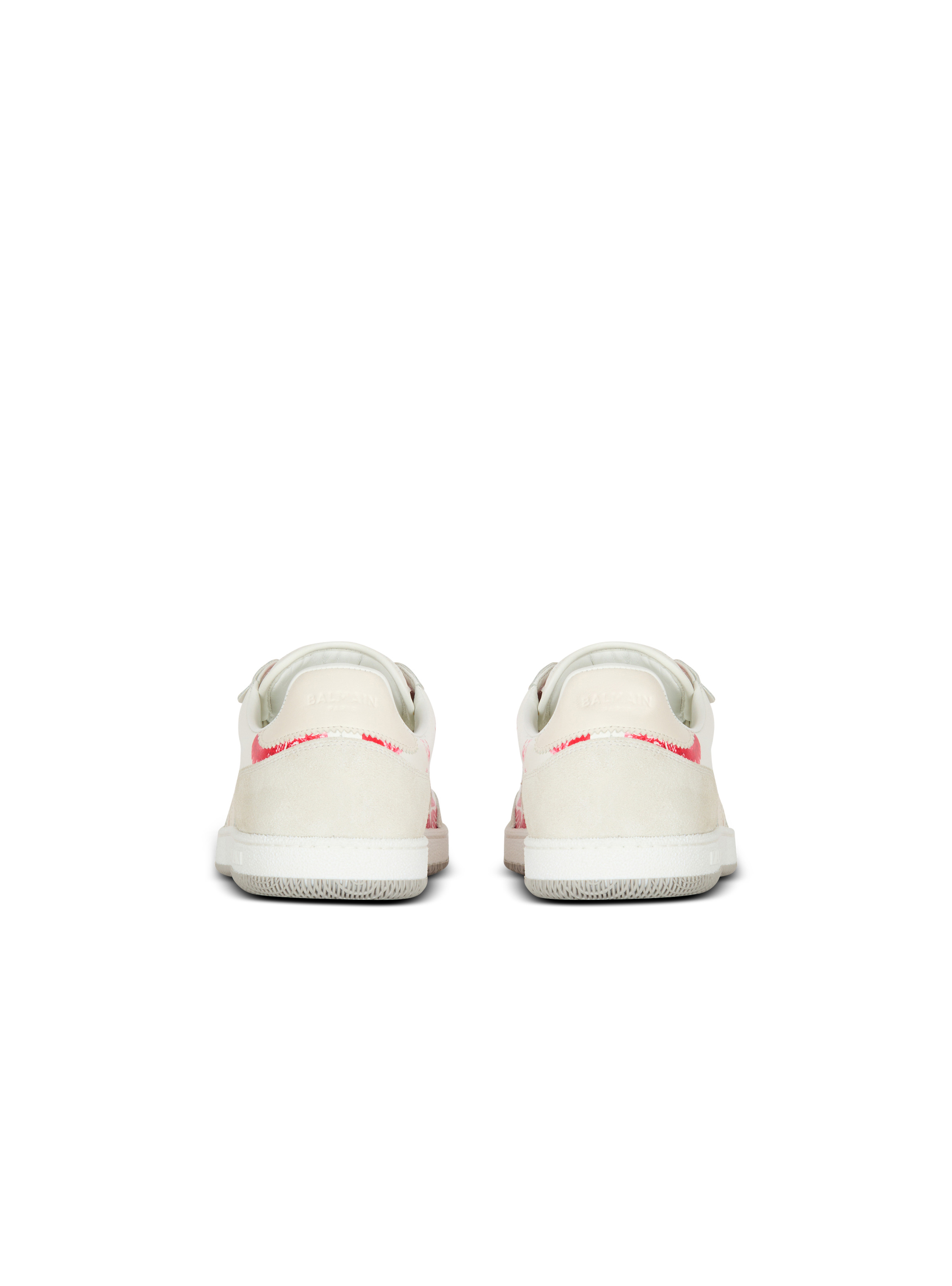 Calfskin Balmain Swan trainers - 5