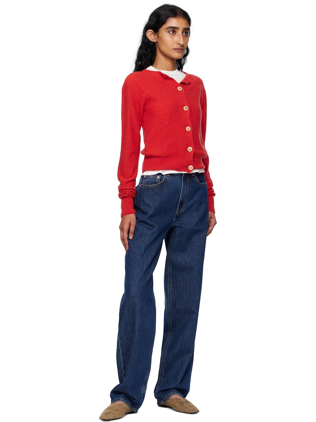 Red Tier Cardigan - 4