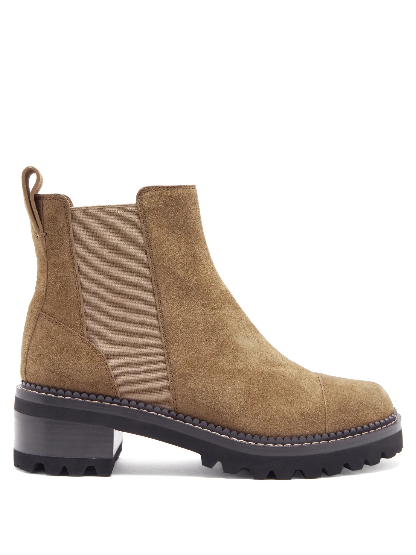 Crosta chunky-sole suede chelsea boots - 1